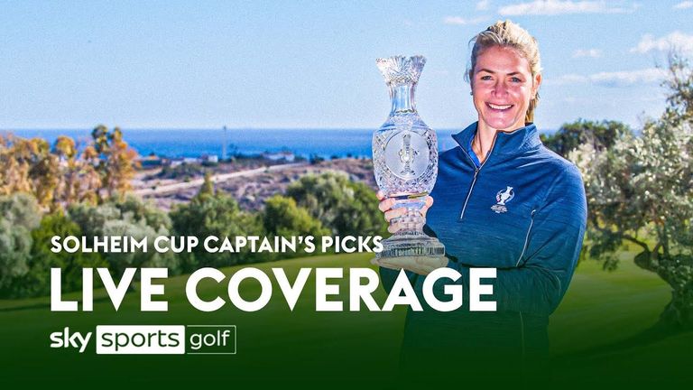 Watch the live stream as Suzann Pettersen names her four Solheim Cup captain's picks for Team Europe