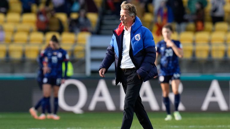 Netherlands' head coach Andries Jonker was furious with VAR at full-time