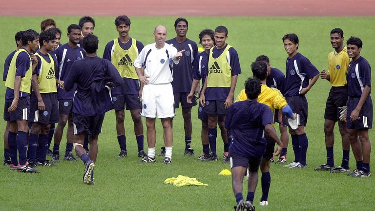 Stephen Constantine has had two spells as India national team manager 