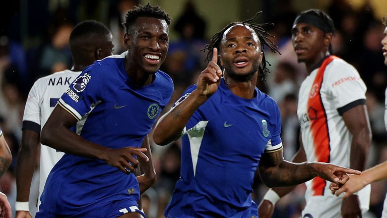 Raheem Sterling shone for Chelsea against Luton