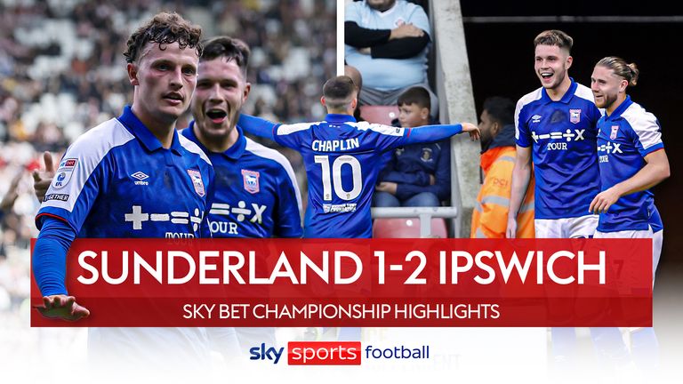 Sunderland 1-2 Ipswich