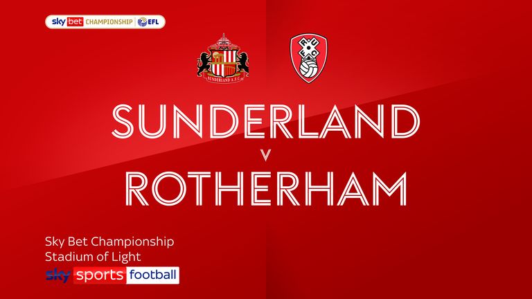 Watch highlights of the Sky Bet Championship match between Sunderland abd Rotherham.