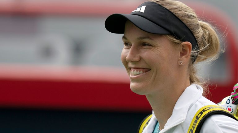 Caroline Wozniacki made a winning return to tennis, 1292 days after her last match