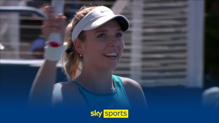Martina Navratilova was full of praise for Katie Boulter after the Brit fought back from losing the opening set to prevail against Wang Yafan.