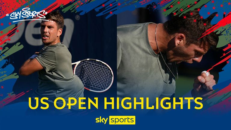 Highlights of Cameron Norrie&#39;s second round match against Hsu Yu-hsiou at the US Open.