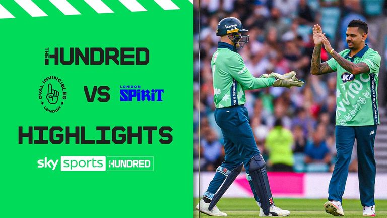 The best action from The Hundred clash between London Spirit and Oval Invincibles.