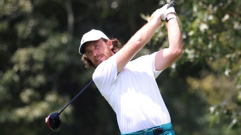 MEMPHIS, TN - AUGUST 11: Tommy Fleetwood during the second round of the FedEx St. Jude Championship on August 11, 2023 at TPC Southwind in Memphis, Tennessee. (Photo by Michael Wade/Icon Sportswire) (Icon Sportswire via AP Images)