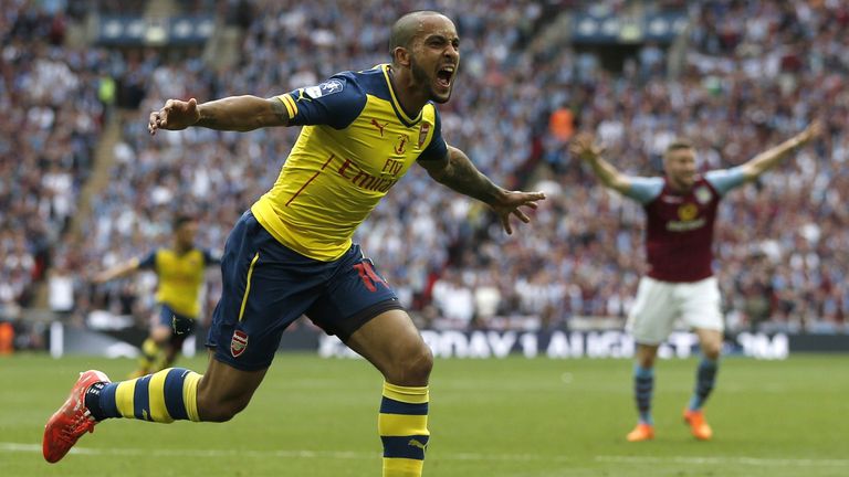 Walcott scored the opening goal in Arsenal's 2015 FA Cup win