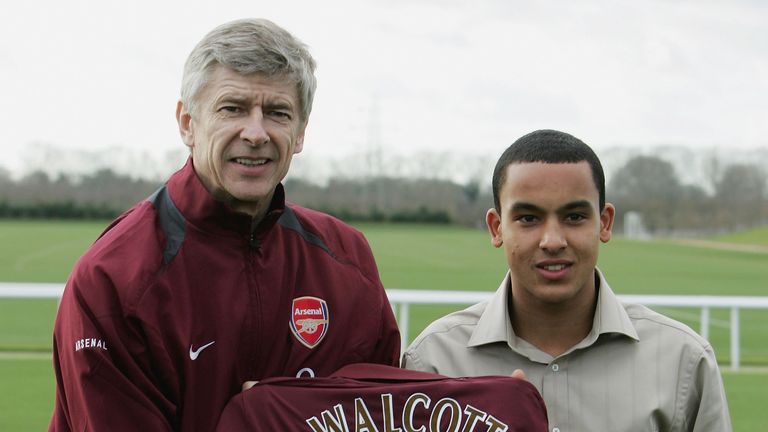 Walcott moved from Southampton to Arsenal in January 2006 aged 16 for an initial £5m rising to £12m.