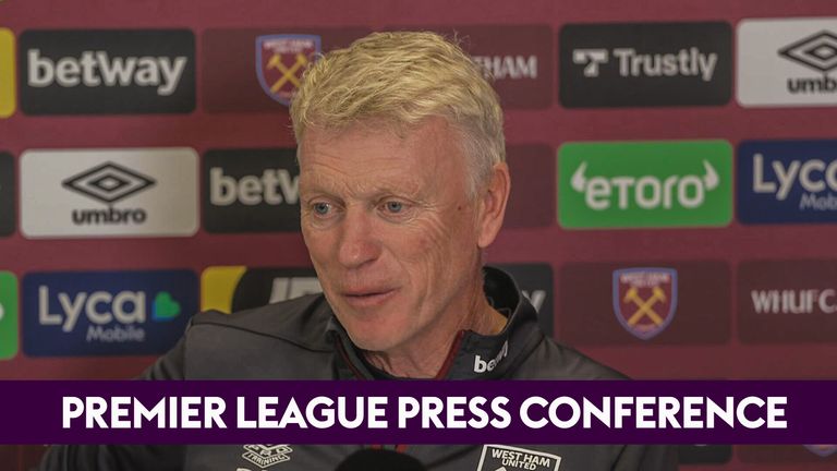 David Moyes discusses Ward-Prowse, Maguire and Paqueta.