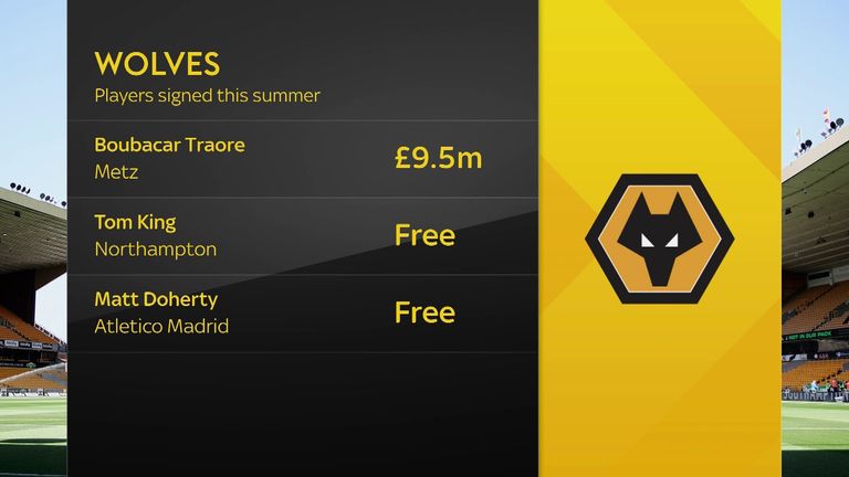 Wolves have only signed three players this summer