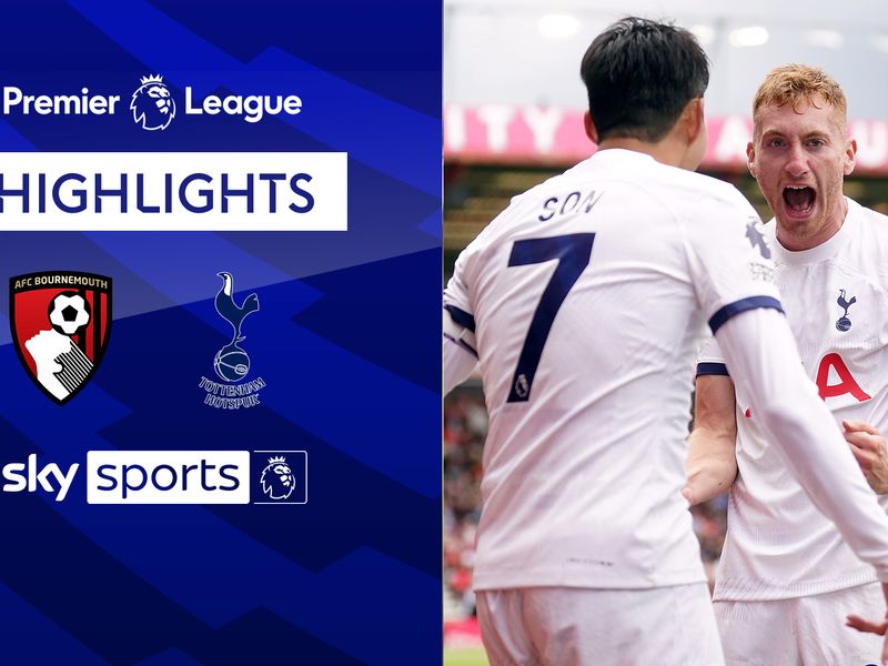 Tottenham vs Bournemouth - Premier League: TV channel, team