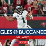 Eagles move to 3-0 as Jalen Hurts and the defense wear down the Bucs in a  25-11 win