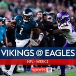 Minnesota Vikings 28-34 Philadelphia Eagles: Jalen Hurts rushes for two  touchdowns as D'Andre Swift shines, NFL News