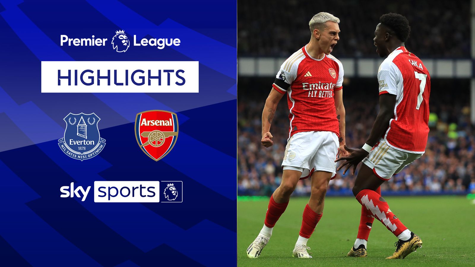 Everton 0 - 1 Arsenal - Match Report & Highlights