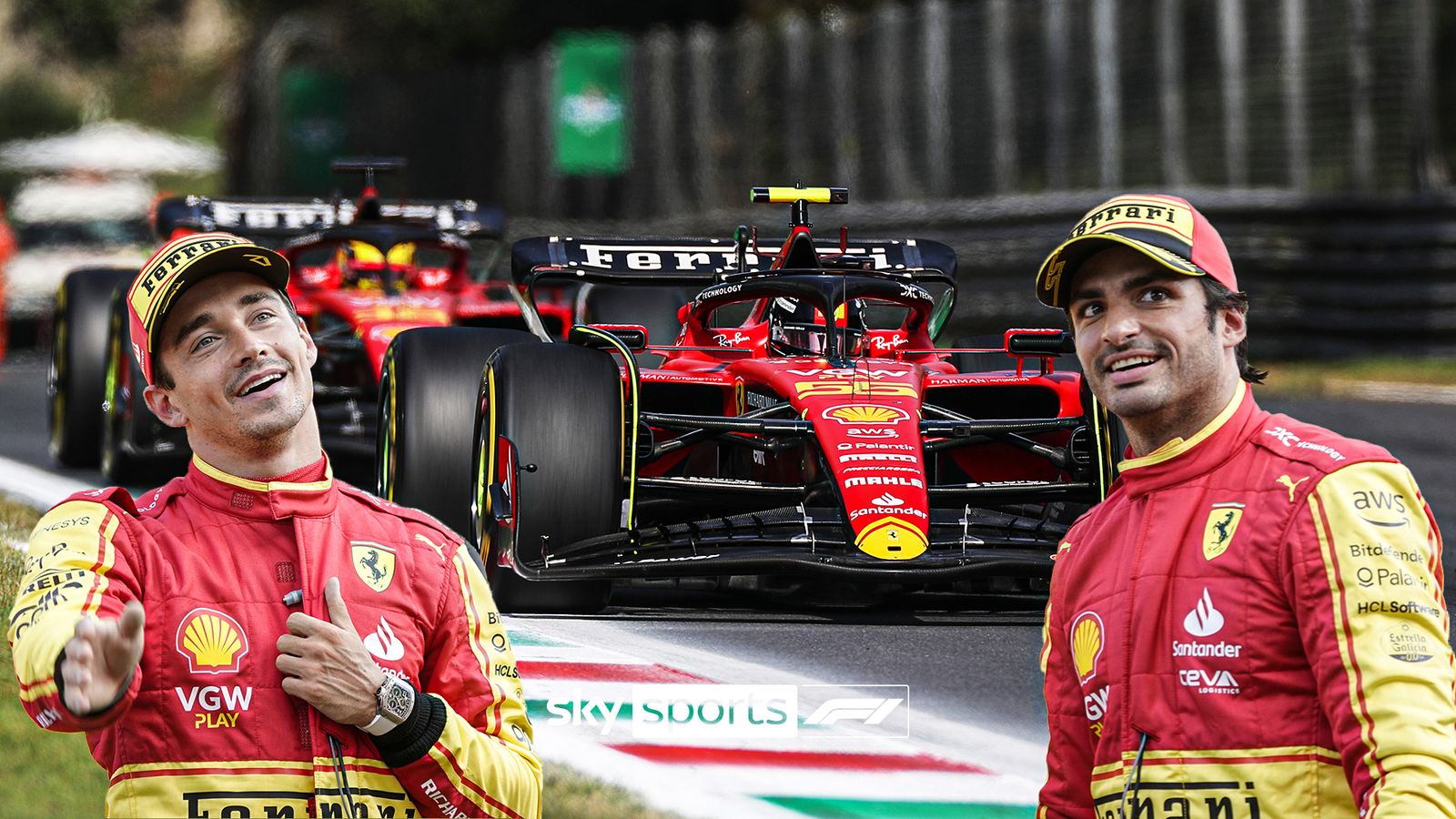 Ride onboard with Carlos Sainz and Charles Leclerc during their epic