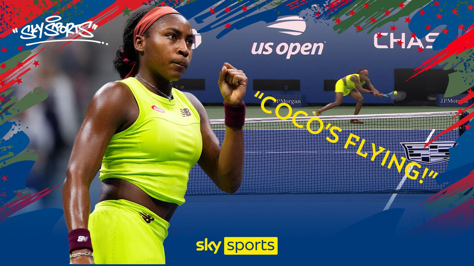 'Coco's flying!' Coco Gauff hits sensational backhand winner