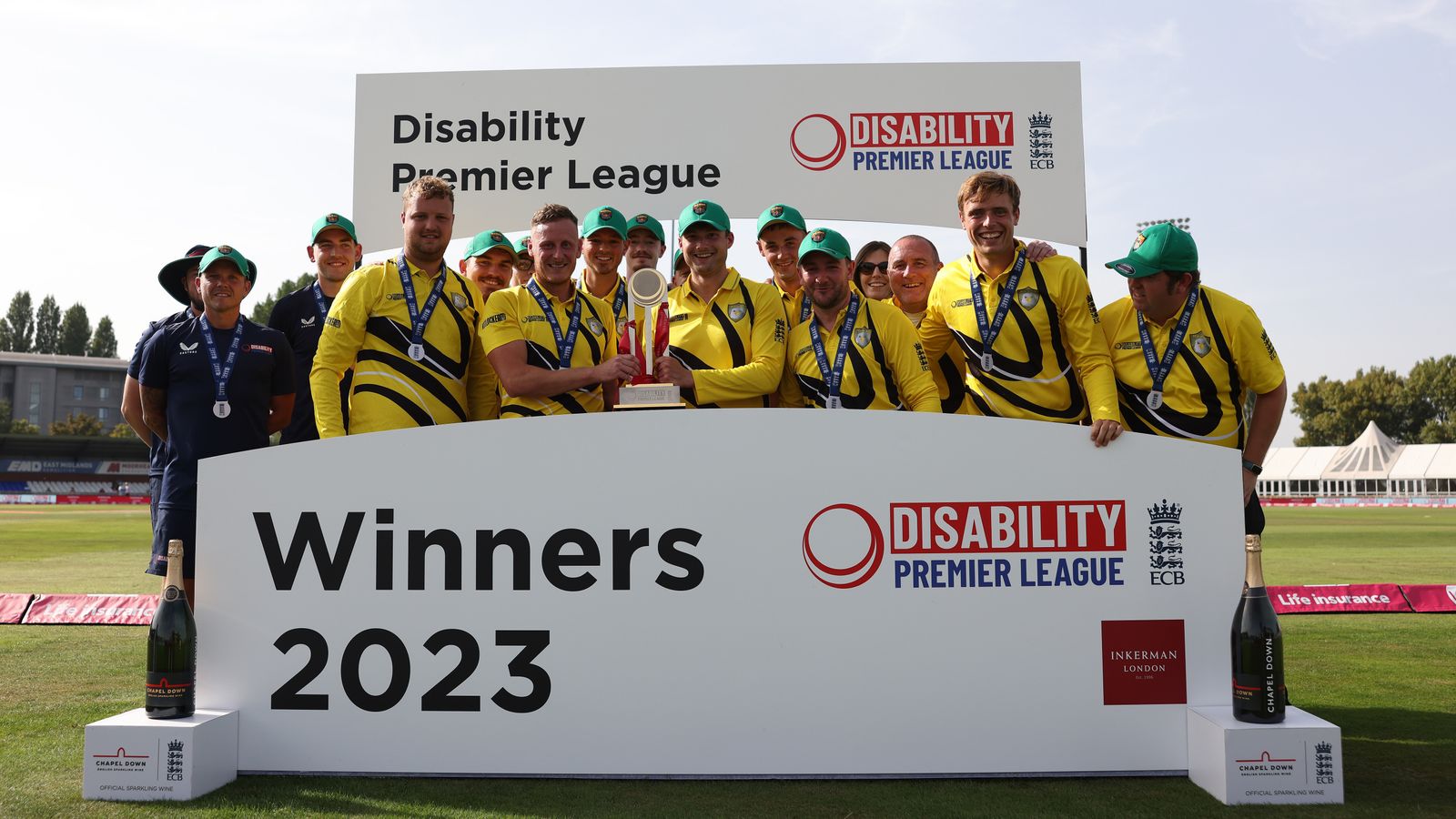 Disability Premier League trophy Callum Flynn and Greenway lead