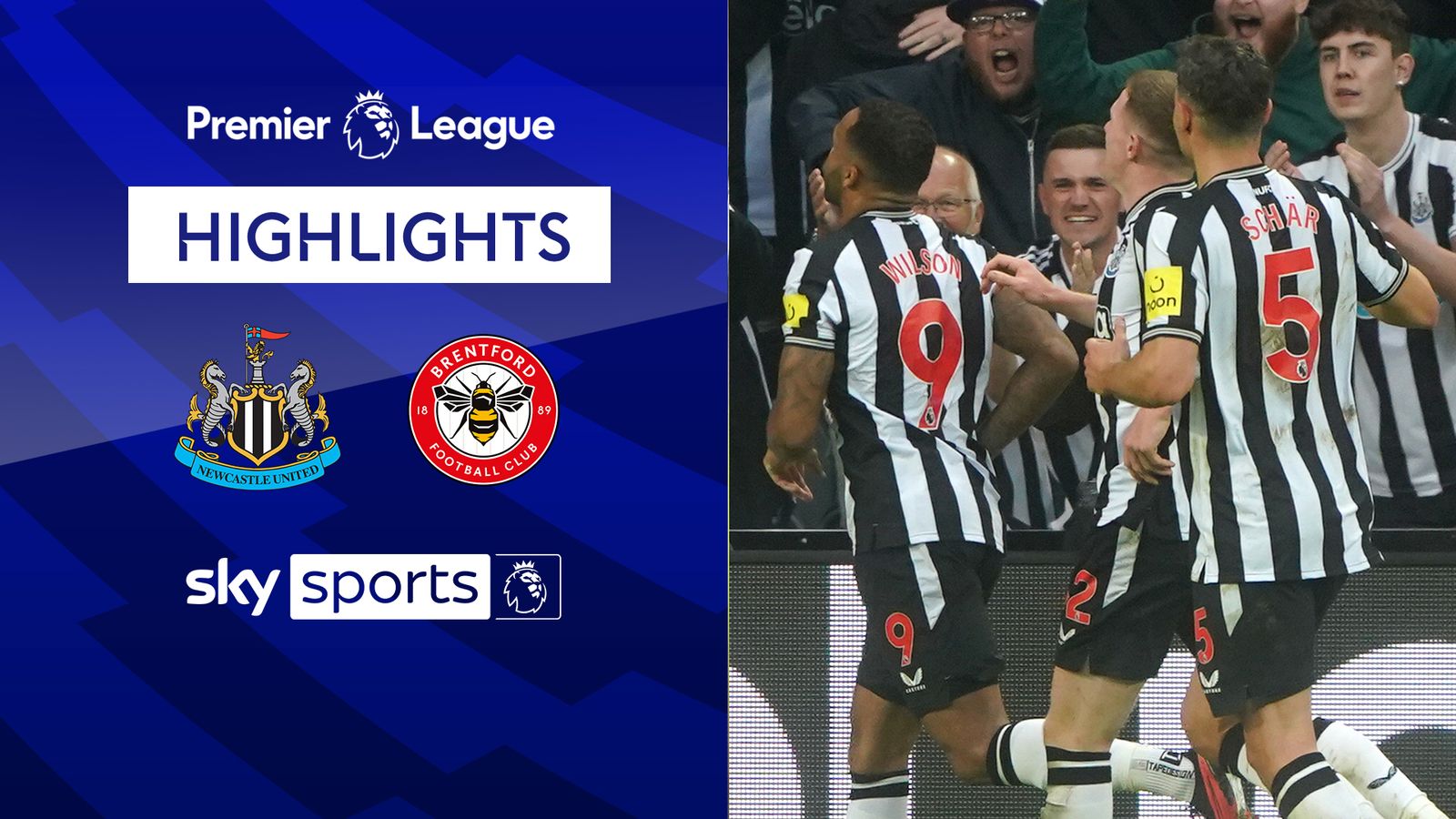 Newcastle 1-0 Brentford | Premier League highlights | Football News ...