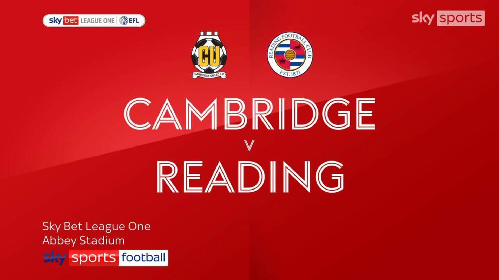 Cambridge 1-0 Reading 