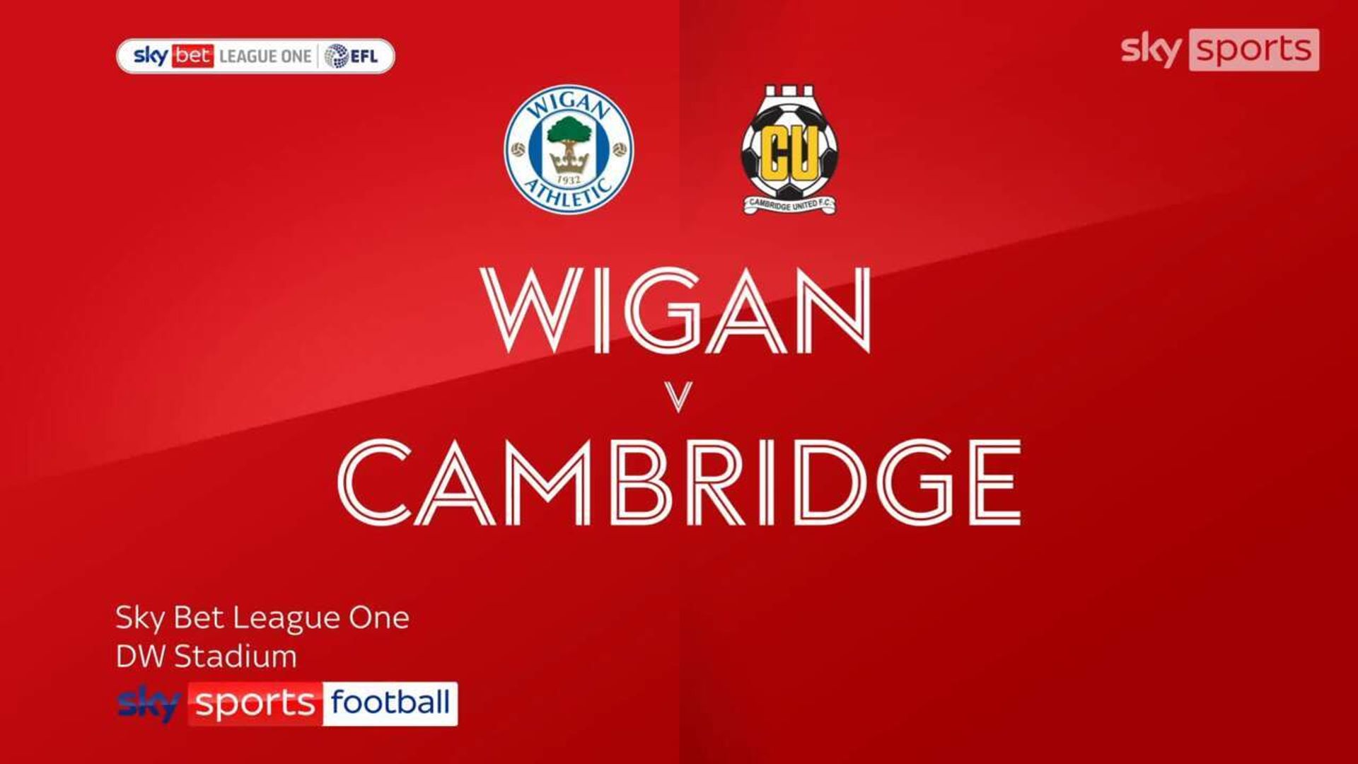 Wigan 2-1 Cambridge 