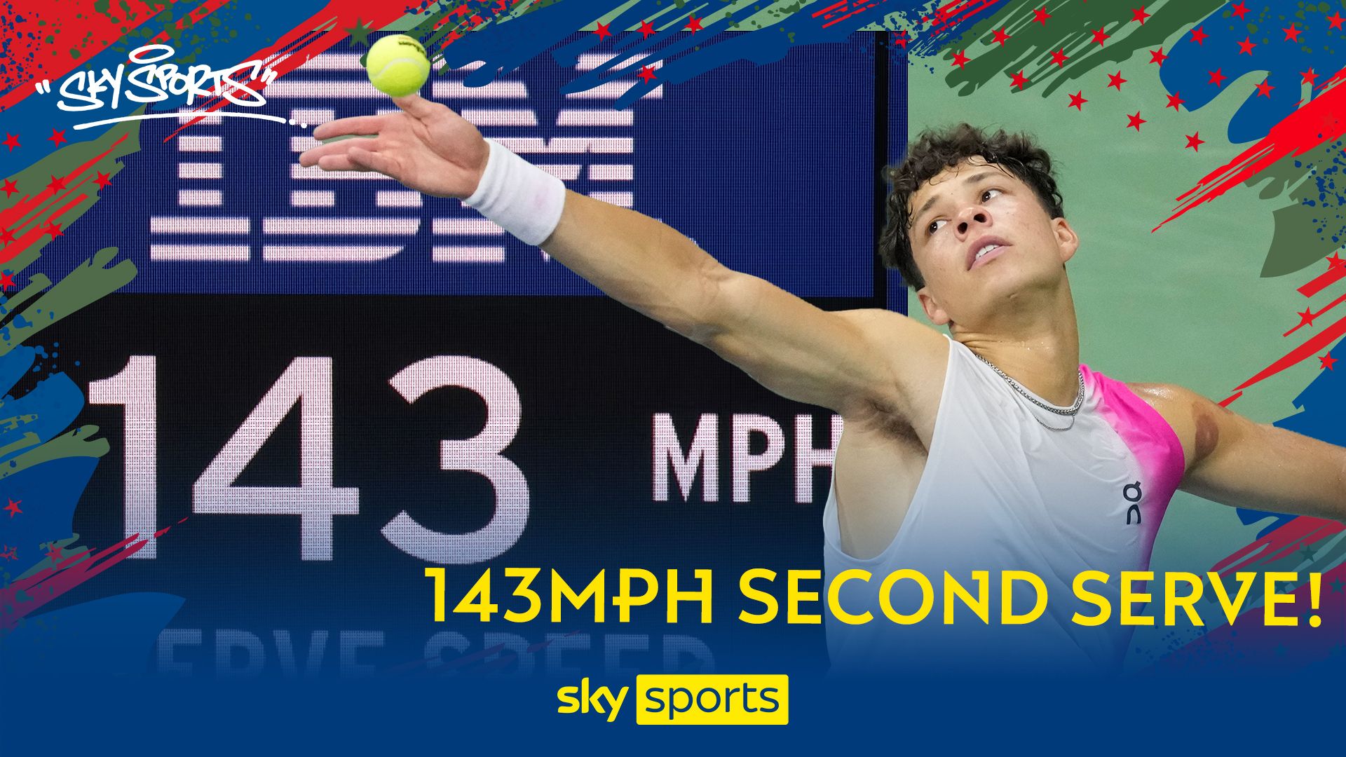 'You must be joking!' | Shelton hits booming 143mph second serve!