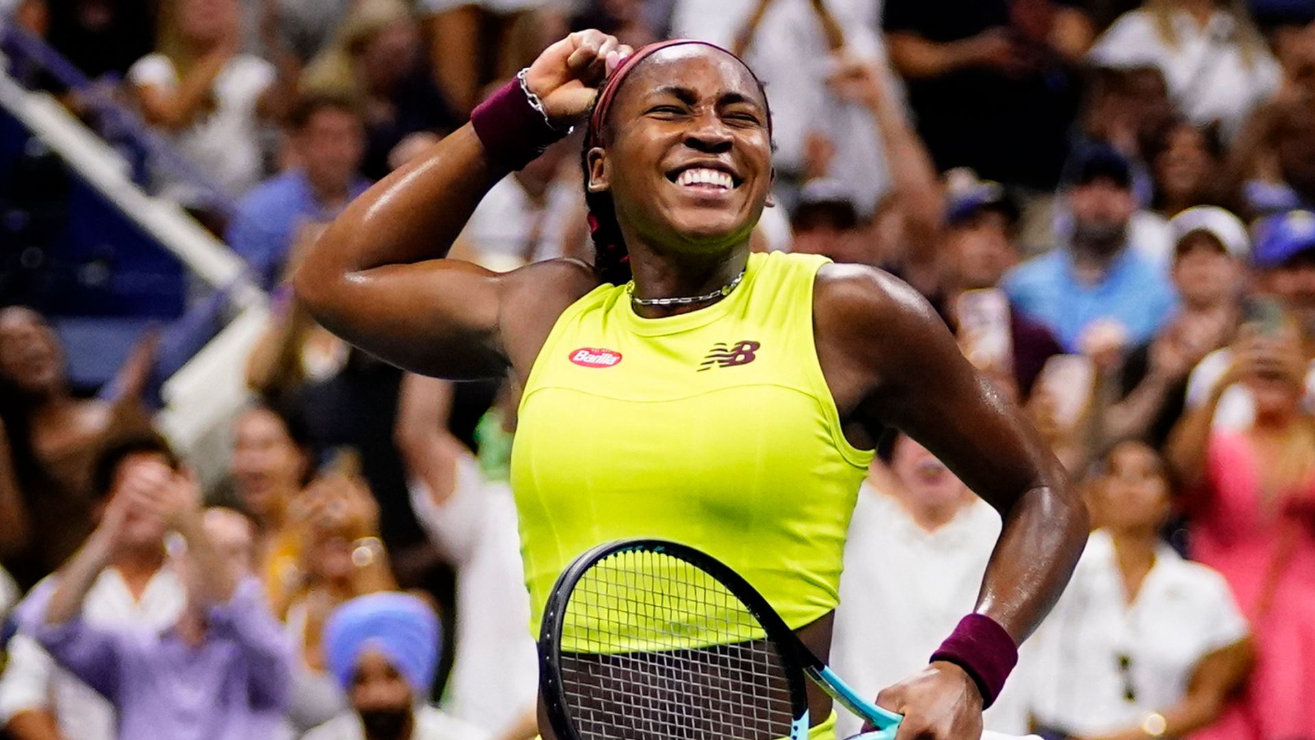 Gauff to face Sabalenka in US Open final after climate protesters disrupt play