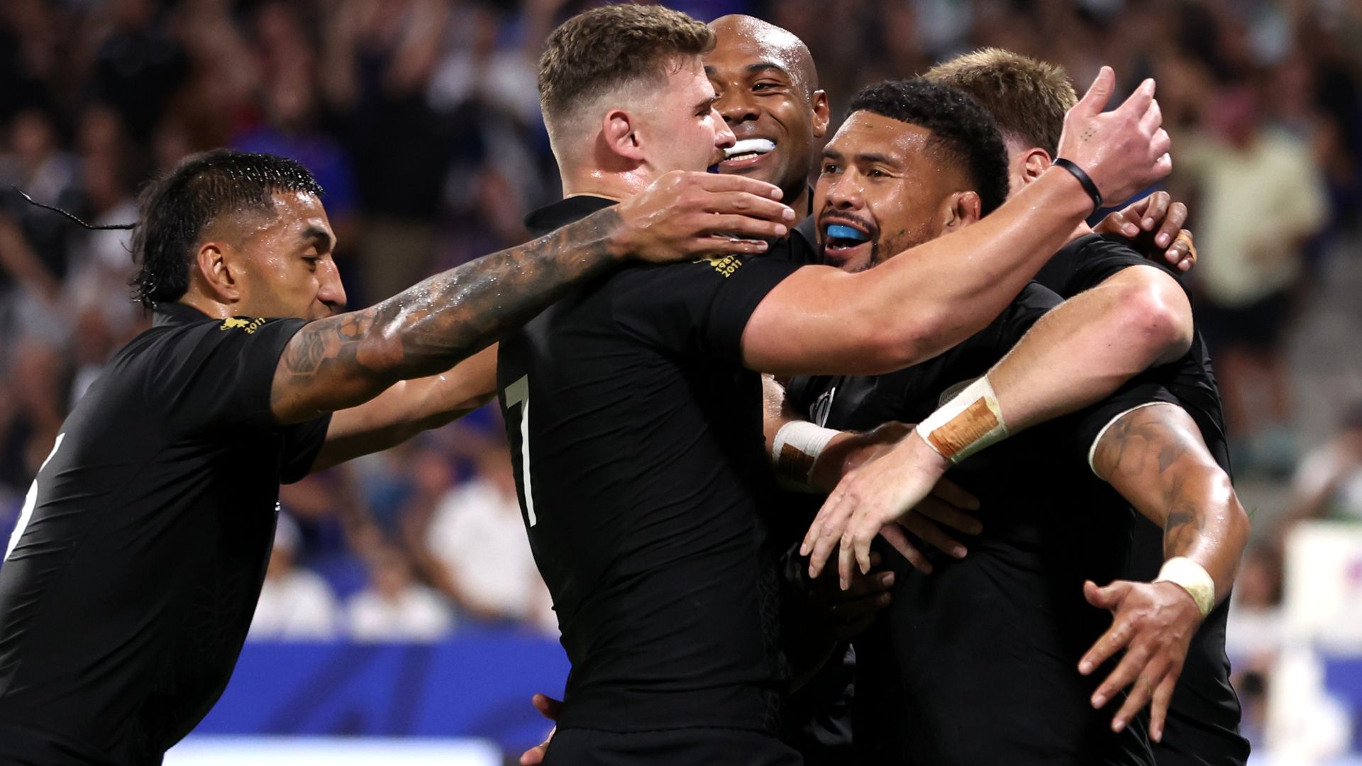 All Blacks score 14 tries and 96 points in Italy World Cup demolition