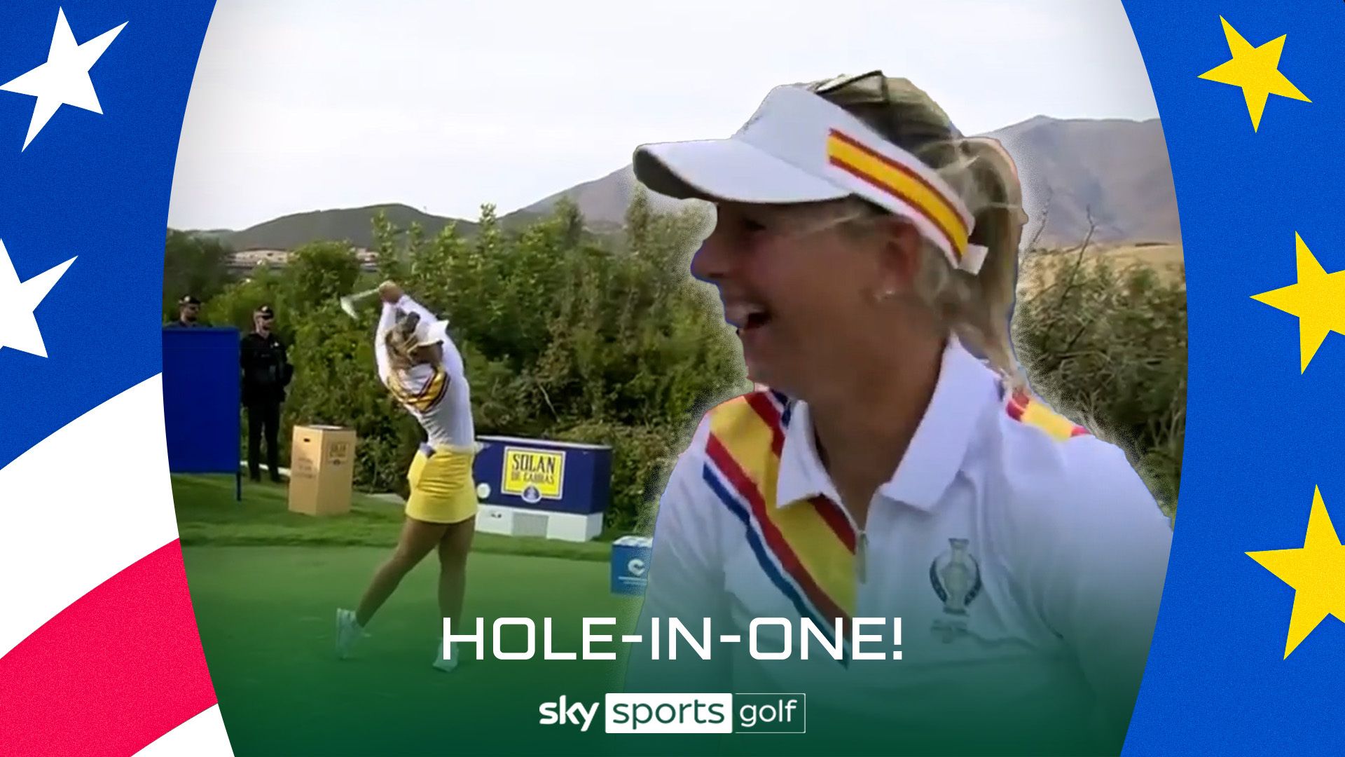 'Amazing!' | Pedersen hits stunning hole-in-one at Solheim Cup!