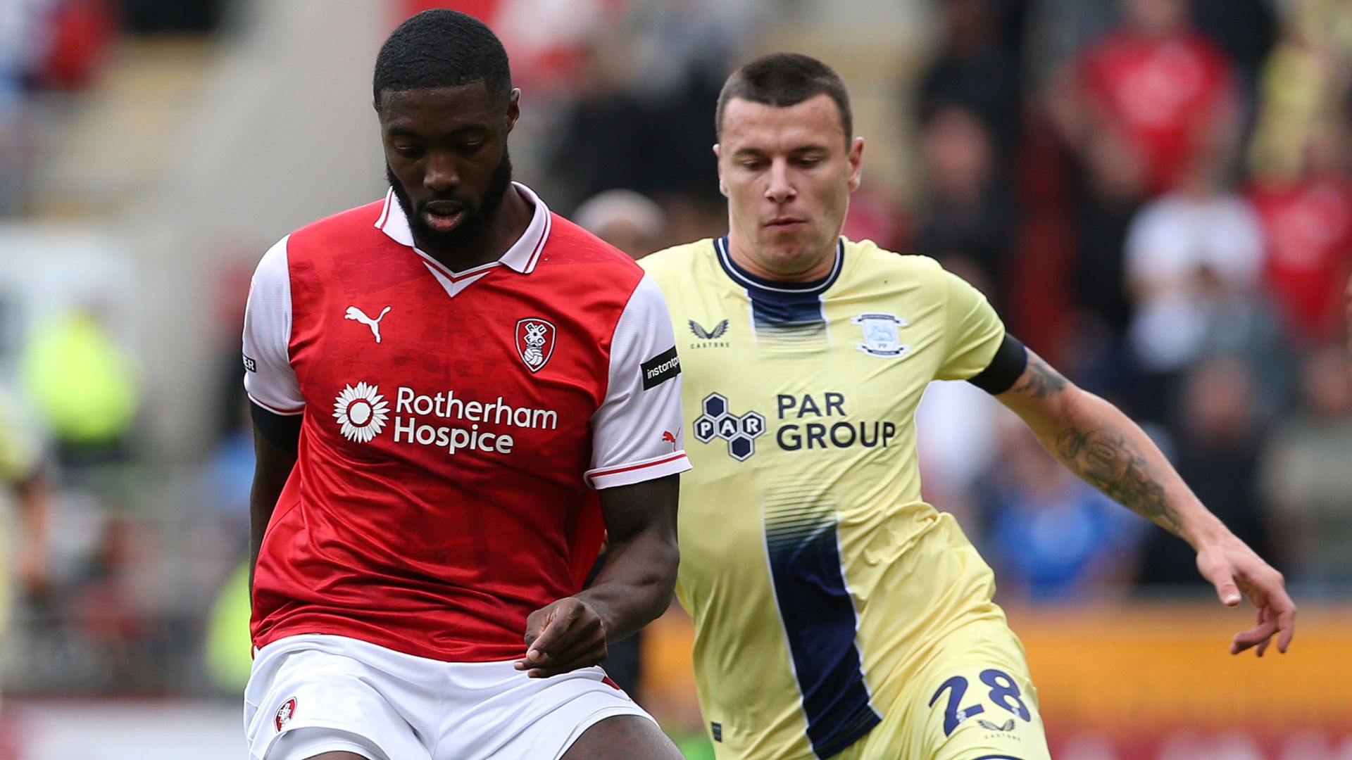 Preston knocked off top after win streak halted by Rotherham 