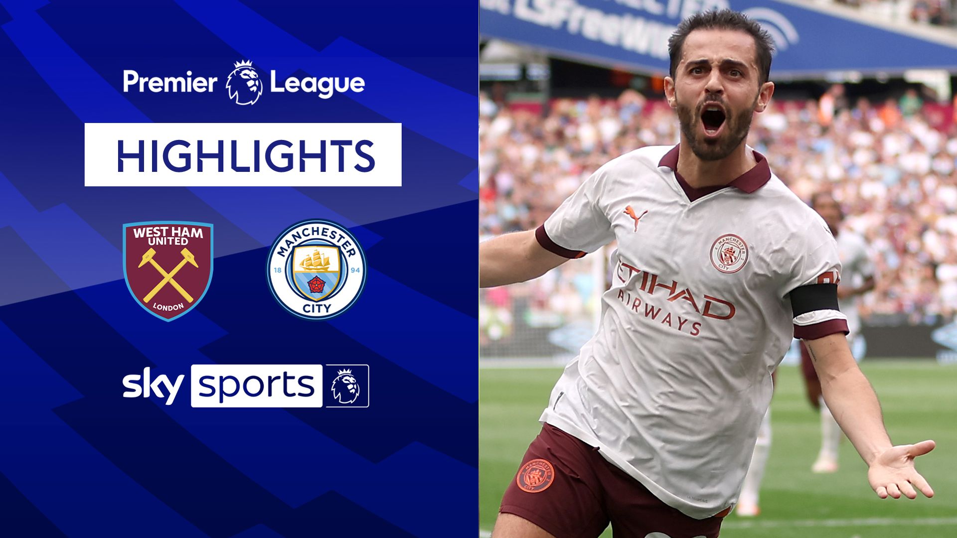 Man City's second-half surge sees them past West Ham