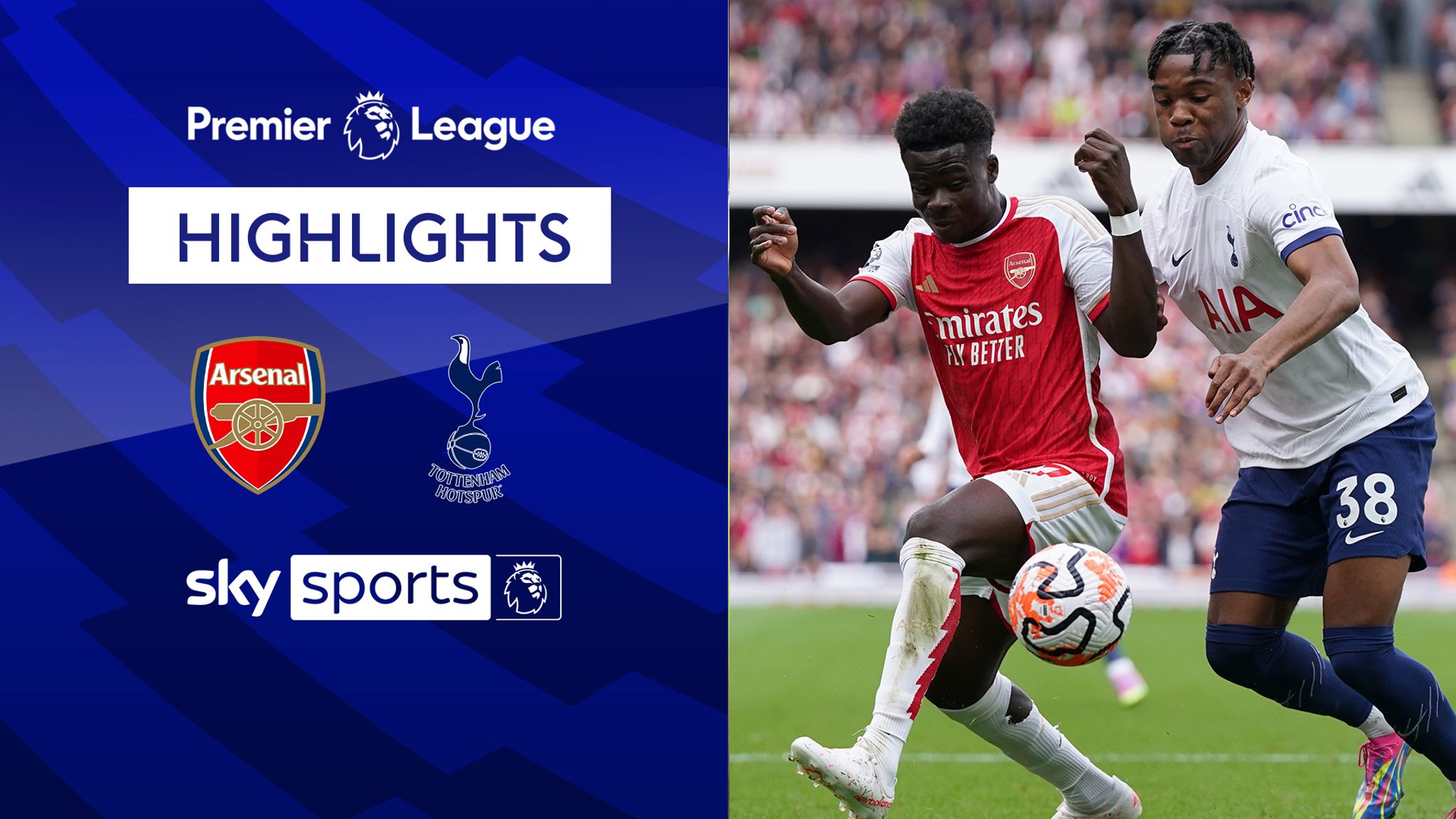 Arsenal 2-2 Tottenham Premier League highlights Football News Sky Sports