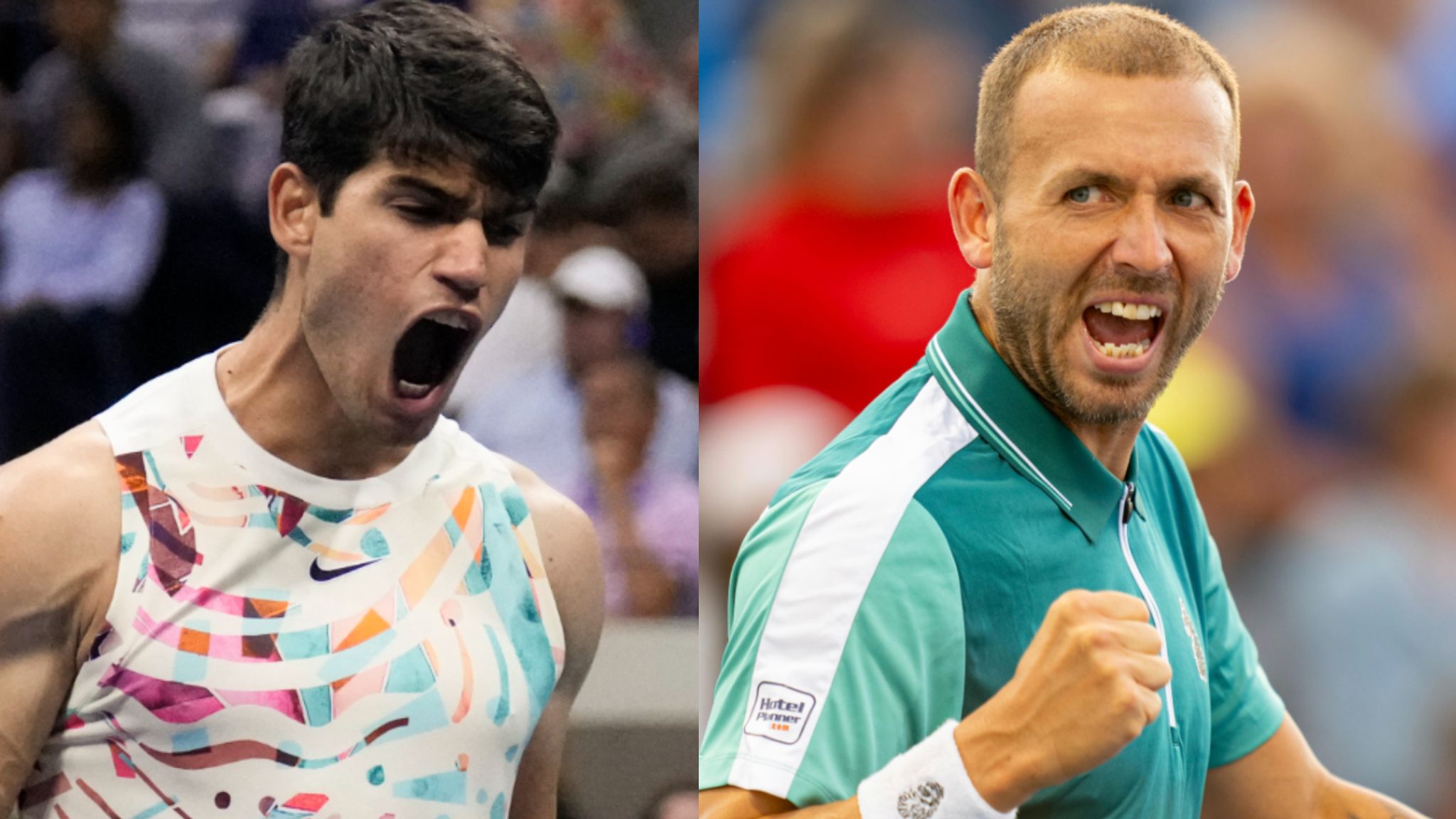 US Open Defending champion Carlos Alcaraz sets up a meeting with Britains Dan Evans at Flushing Meadows Tennis News Sky Sports