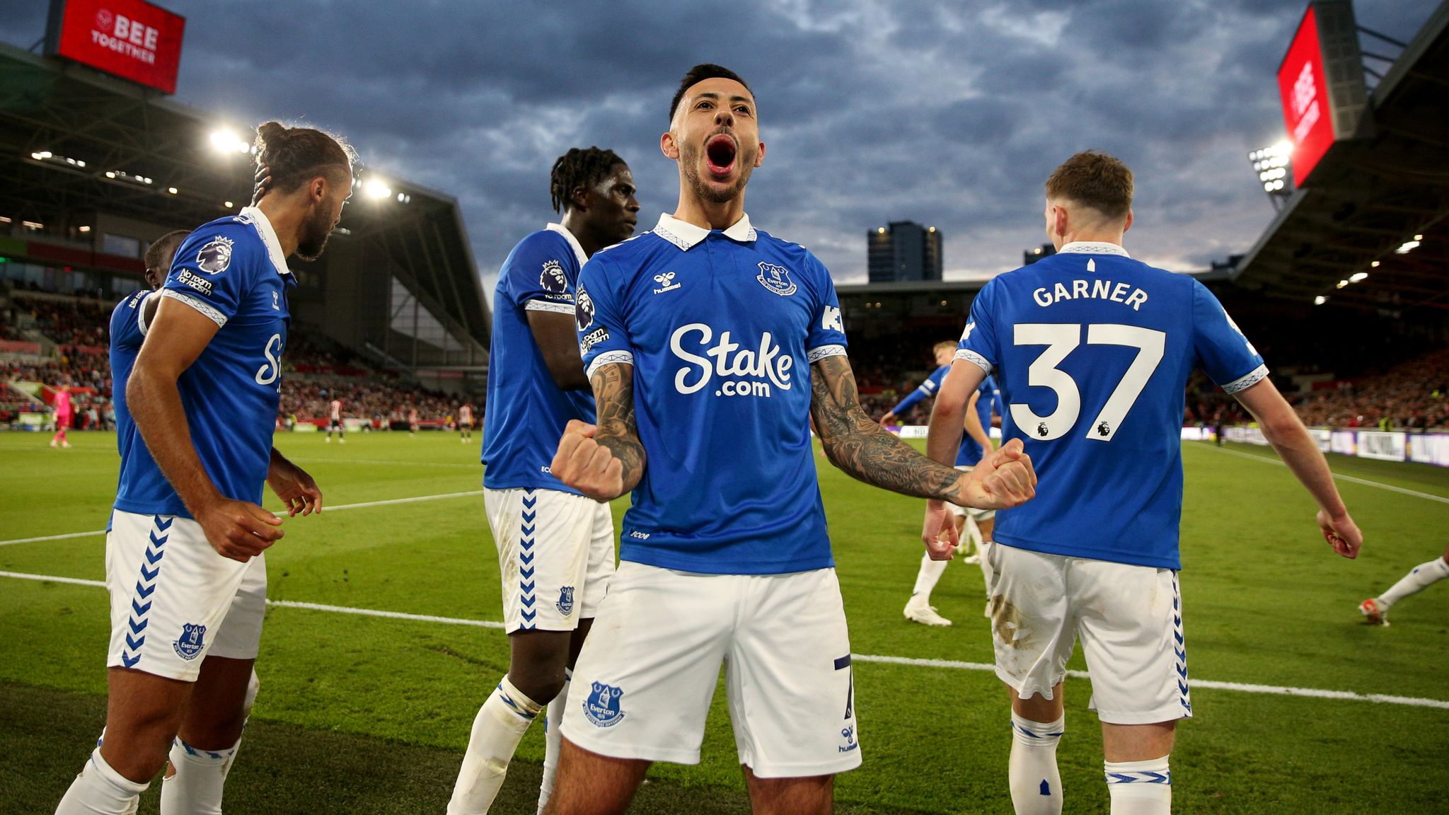 Brentford 1-3 Everton: Dominic Calvert-Lewin takes swipe at boo boys