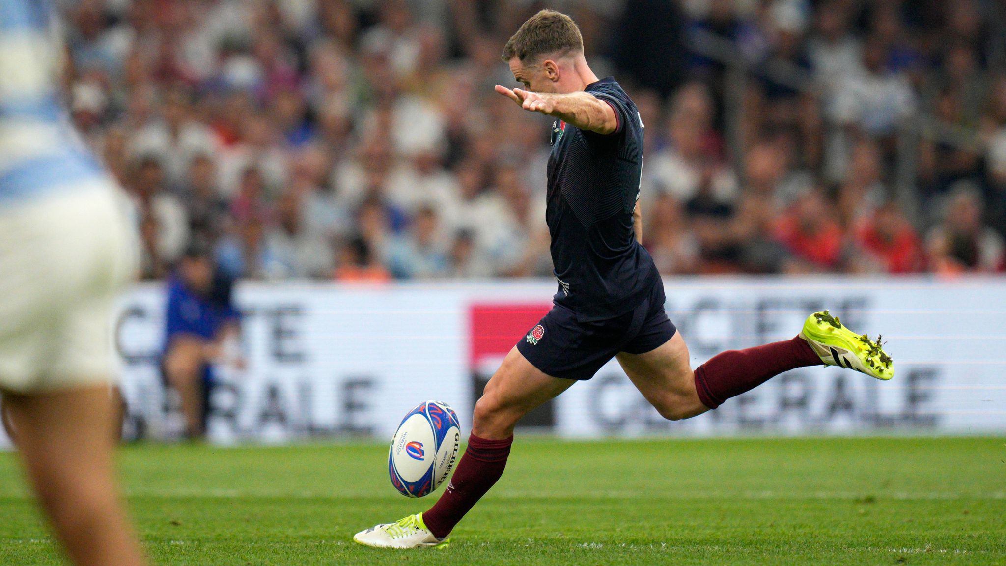 Rugby World Cup 2023 George Ford kicks England to win vs Argentina despite red card