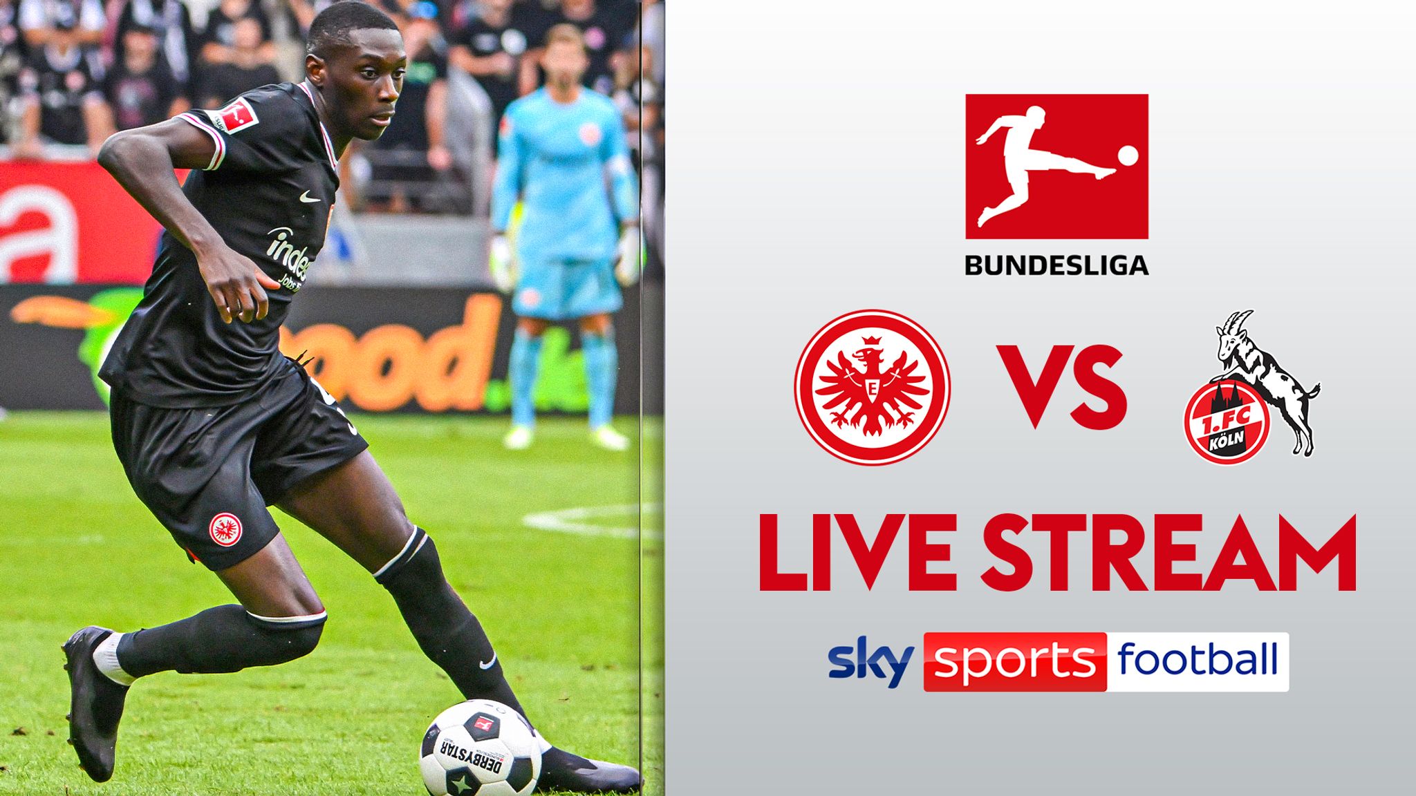 FREE STREAM Watch Eintracht Frankfurt vs Cologne in German Bundesliga Football News Sky Sports