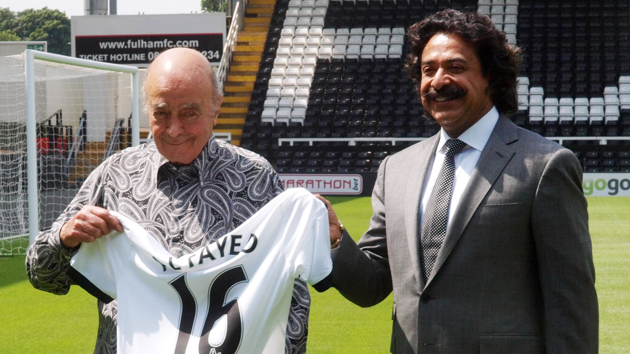 Mohamed Al-Fayed: Ex-Fulham owner dies aged 94 | Football News | Sky Sports