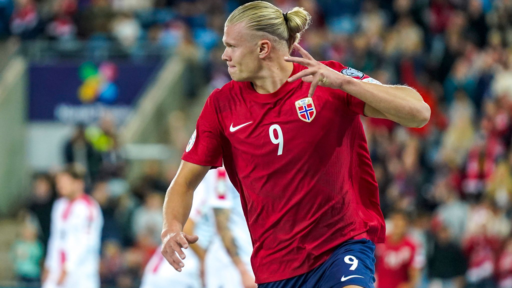 Euro 2024 qualifiers Erling Haaland and Martin Odegaard score as