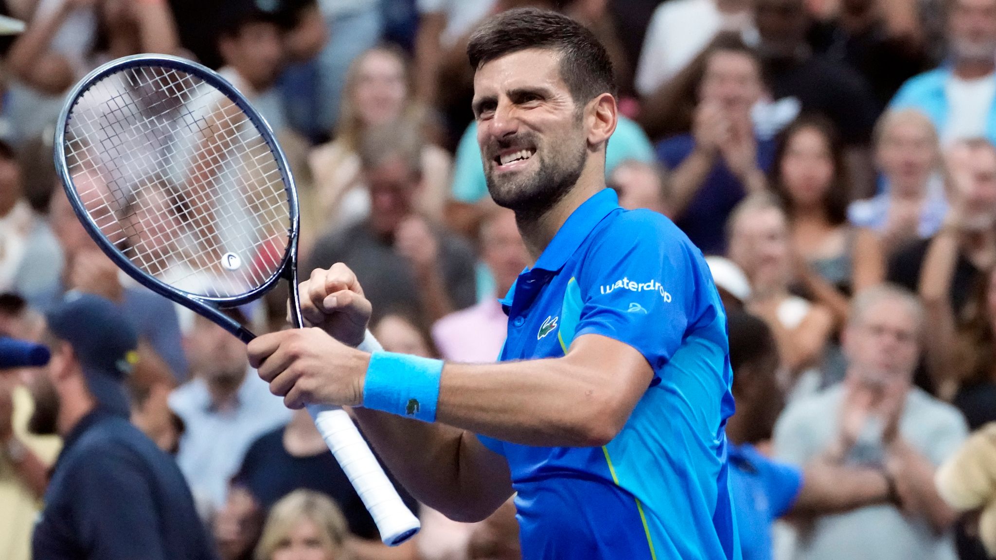US Open Novak Djokovic booked his spot in the quarter-finals where he will face American Taylor Fritz Tennis News Sky Sports