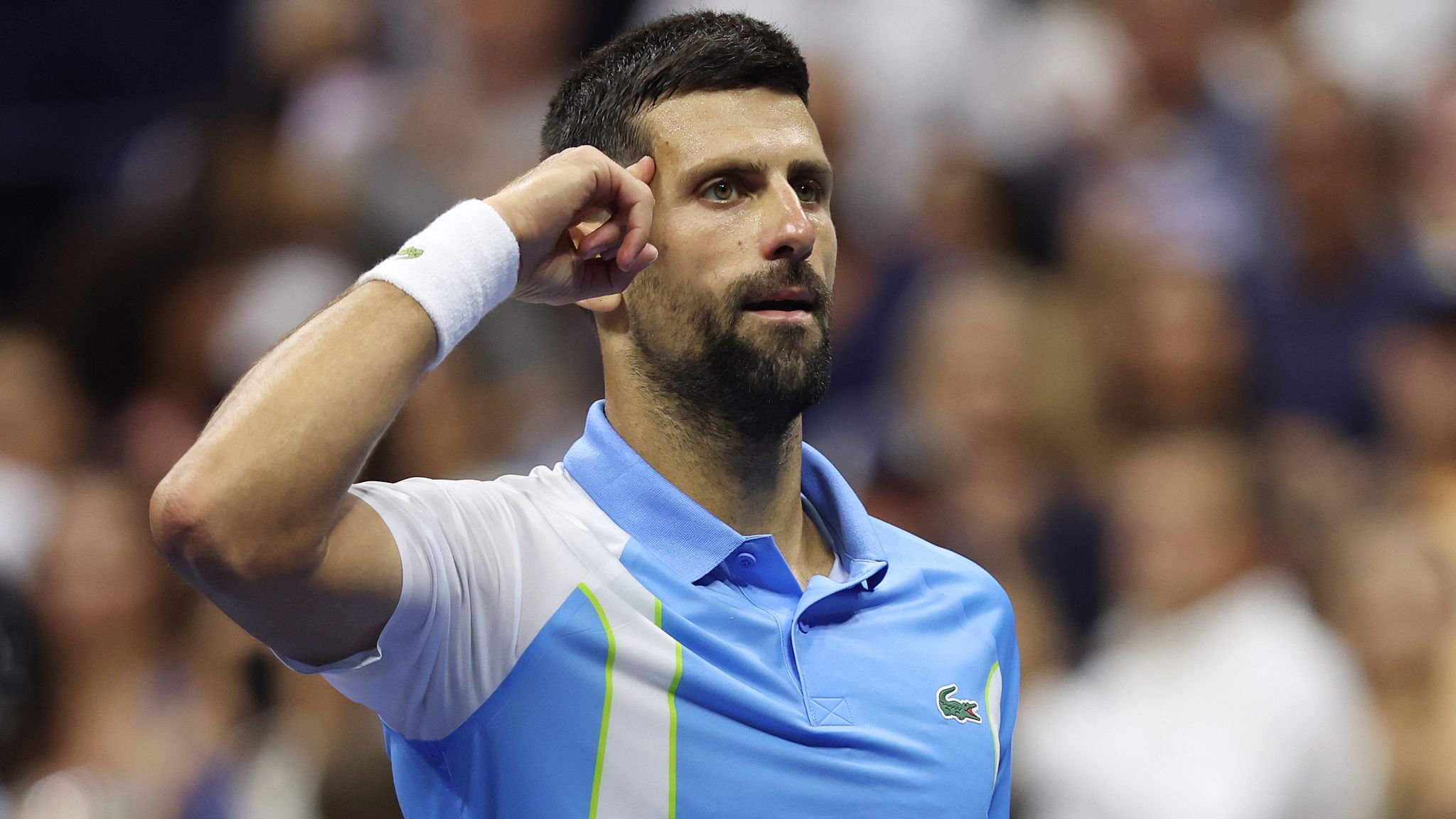 US Open Novak Djokovic outclasses Ben Shelton to stay on course for record-equalling 24th Grand Slam Tennis News Sky Sports