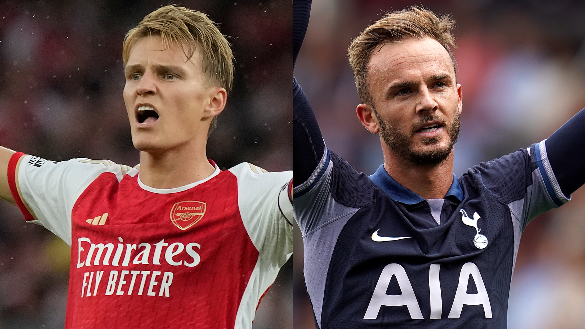 Arsenal vs Tottenham Hotspur, Premier League 2023 scores, results