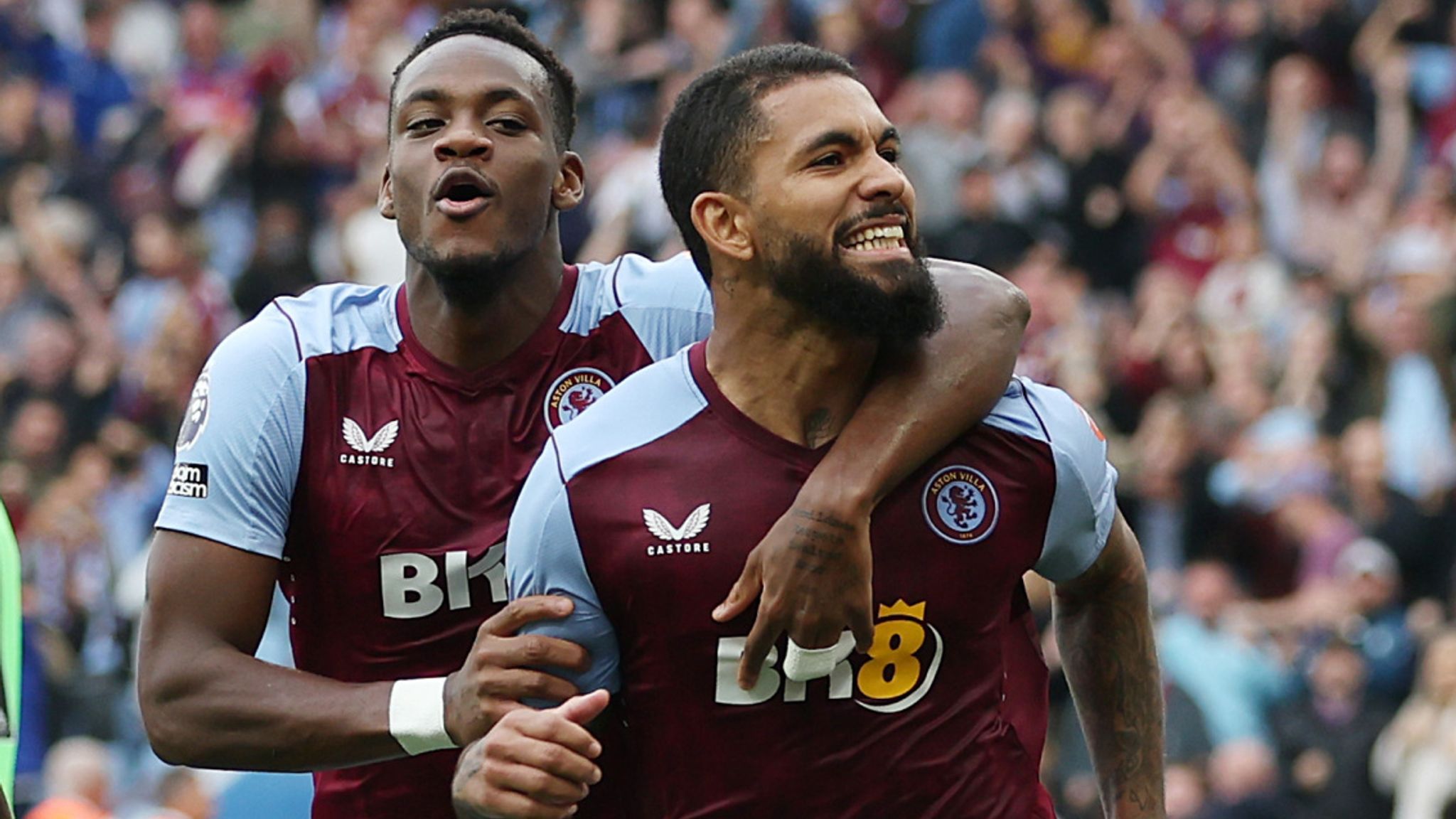 Aston Villa 3-1 Crystal Palace Hosts strike twice in stoppage time to rescue dramatic victory Football News Sky Sports