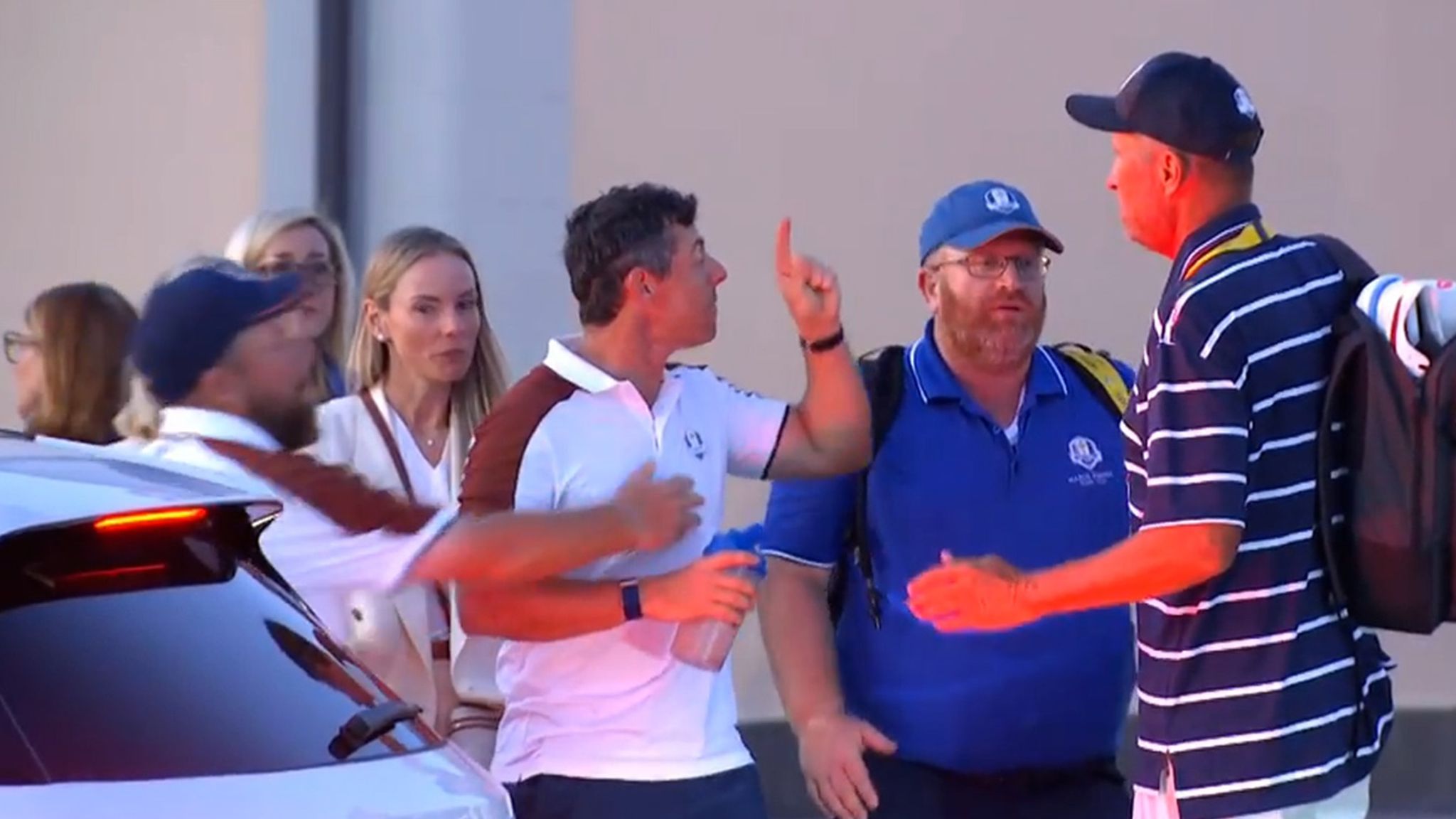 Ryder Cup: Rory McIlroy in car park bust-up with USA caddie after ...
