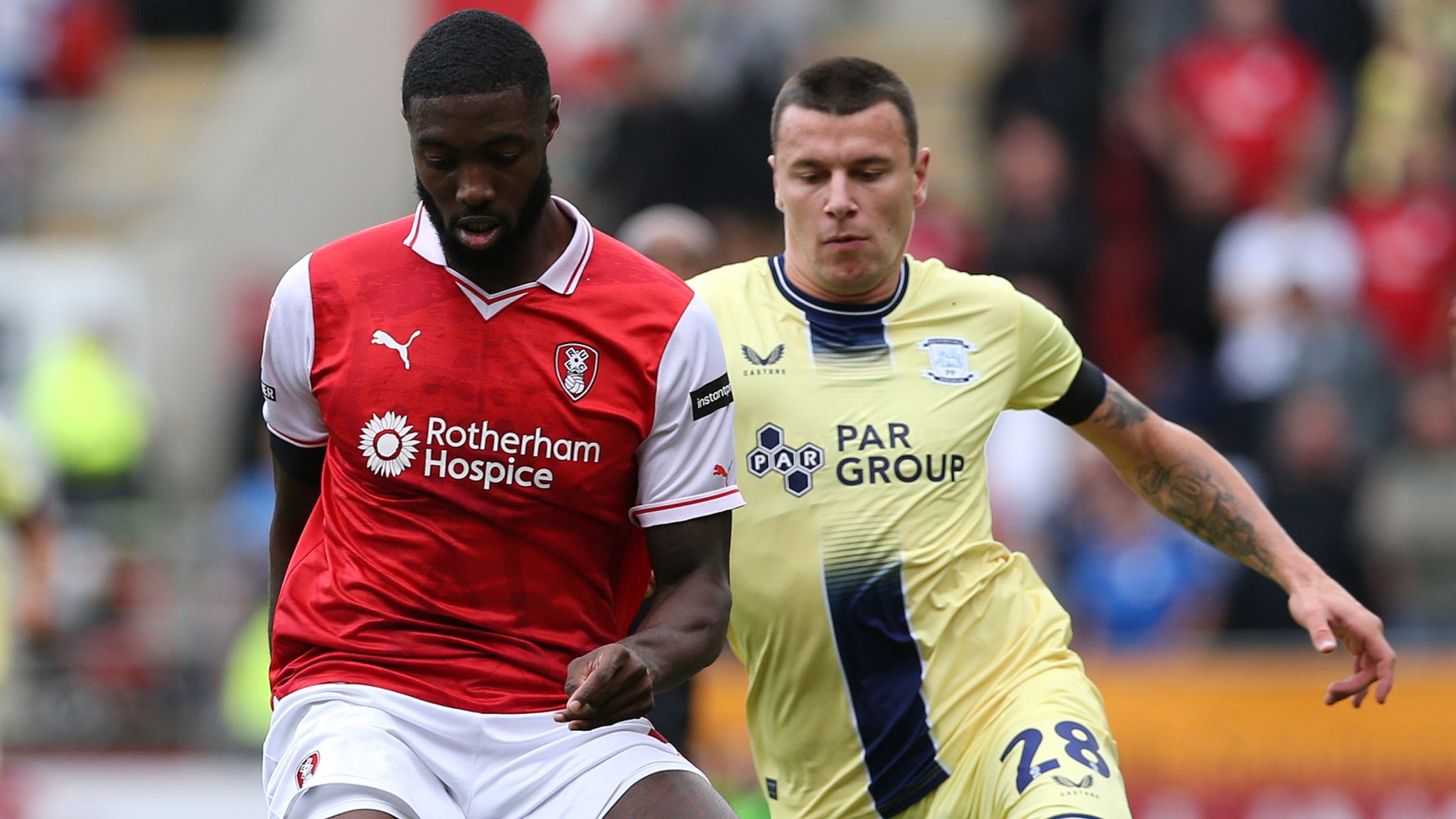 Rotherham 1-1 Preston: Ryan Lowe's North End knocked off