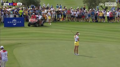 'That is heart-breaking' | Grant misses short putt to gift Team USA point