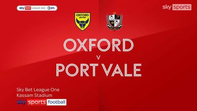 Oxford Utd 1-2 Port Vale
