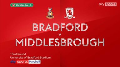 Bradford 0-2 Middlesbrough