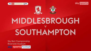 Middlesbrough 2-1 Southampton