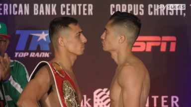 Lopez and Gonzalez face off at weigh-in
