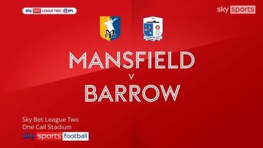 Mansfield 1-0 Barrow